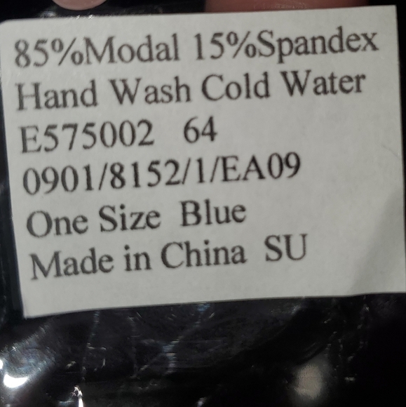 Blue Soft Lace Bralette OSFM - Picture 5 of 5